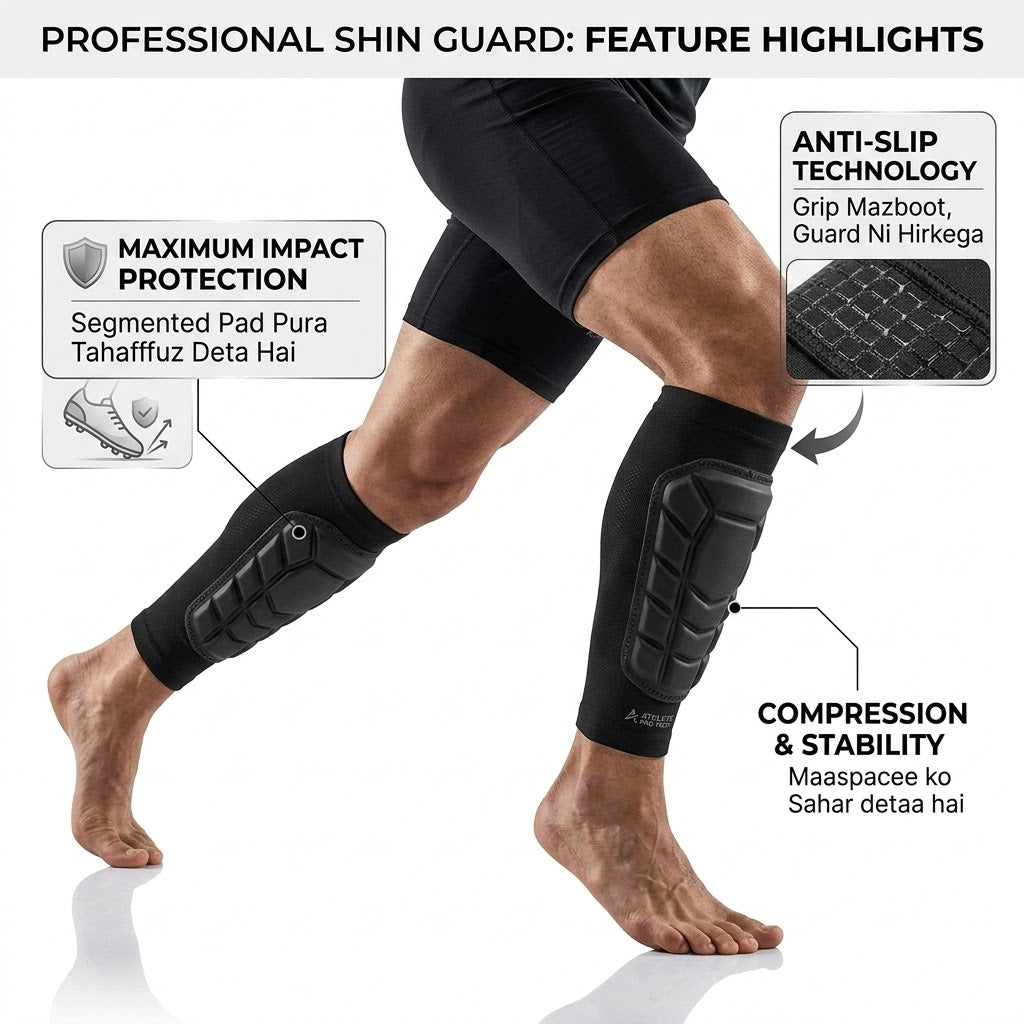 GripPro ProShield Shin Guard Sleeves