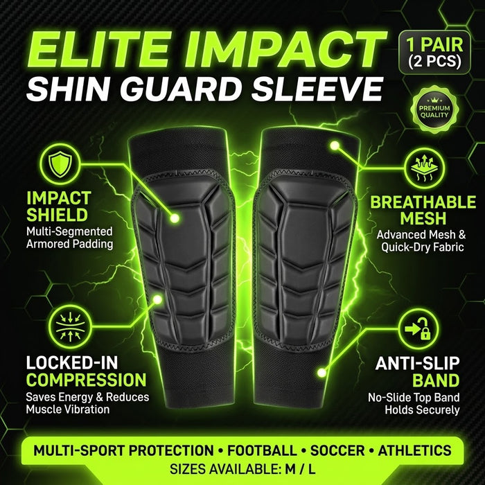 GripPro ProShield Shin Guard Sleeves